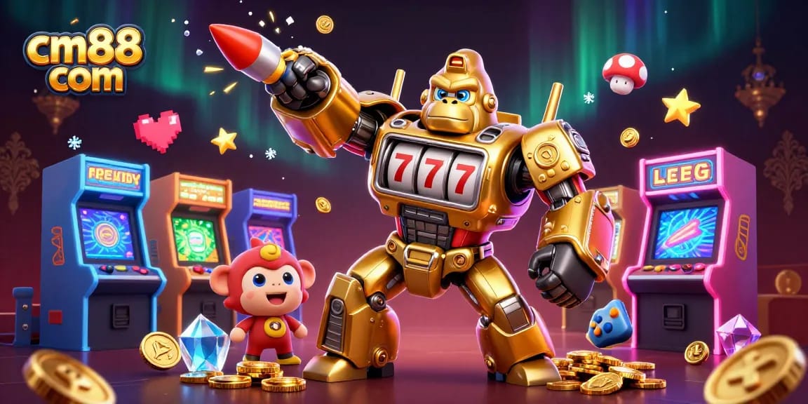 Experience the excitement of cm88 com with vibrant casino game illustrations showcasing a thrilling online gaming adventure.