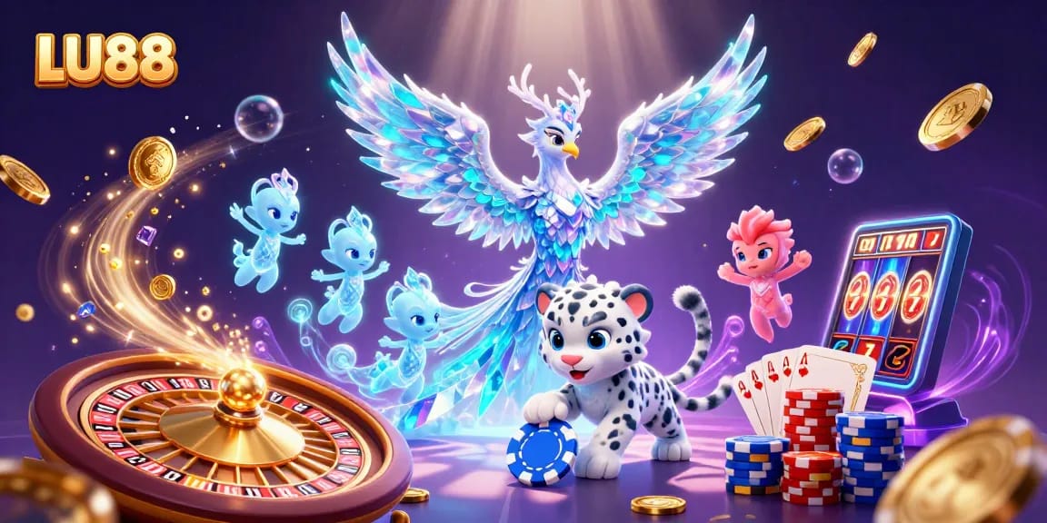 Spin the reels and win big with LU88's slots and illuminated casino adventures.