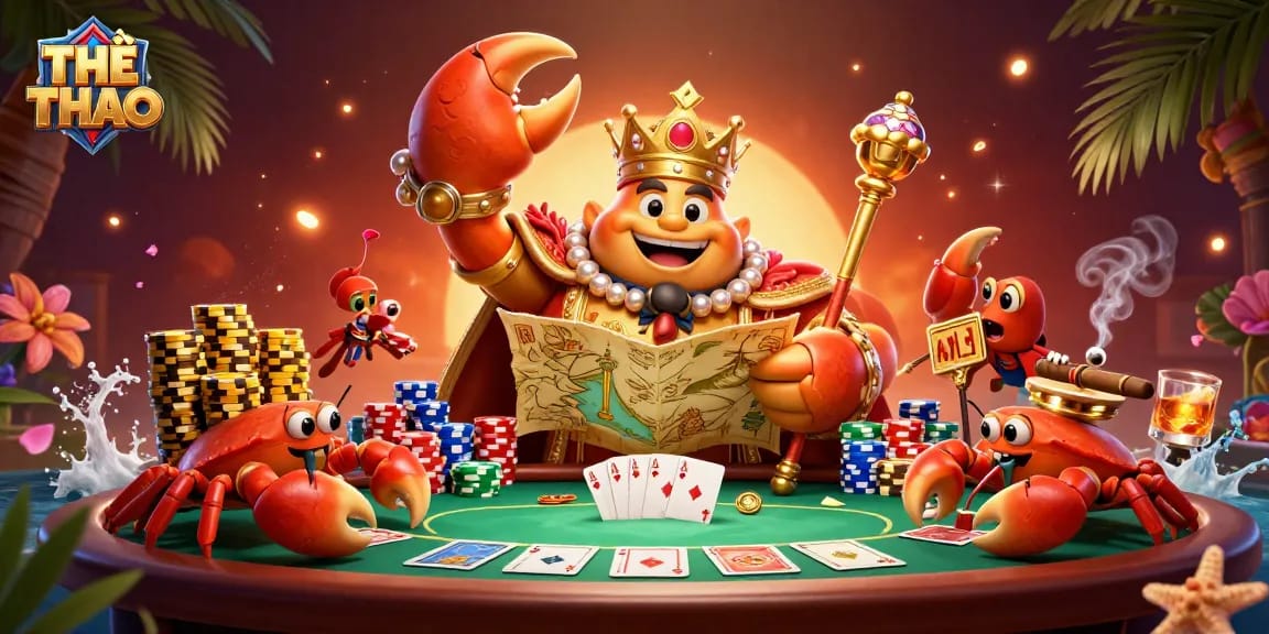Experience THỂ THAO like never before with vibrant casino illustrations featuring betting action.