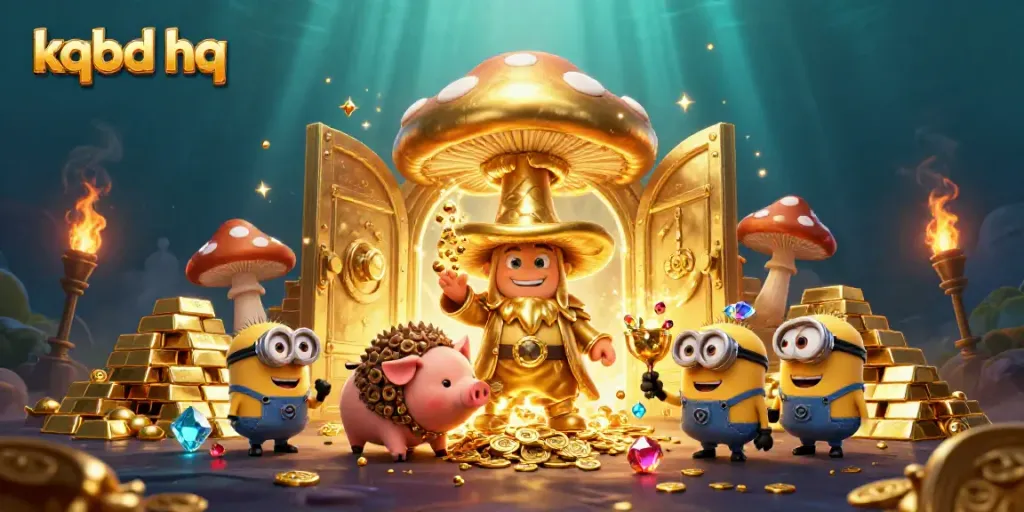 Experience kqbd hq magic as mushroom wizard channels treasure bursts and gemstones