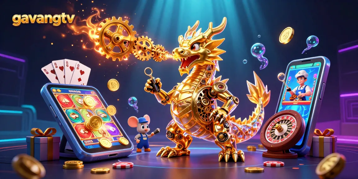 Experience high-quality gaming with gavangtv as you watch vibrant slot games and dynamic characters in action.