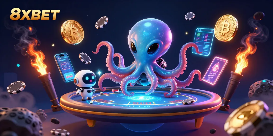 Experience thrilling gaming adventures at 8XBET with vibrant visuals and innovative casino elements.