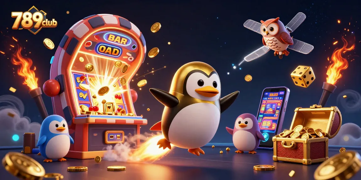 Immerse in the thrilling jackpot journey with 789club illustrated in a stunning 3D scene.