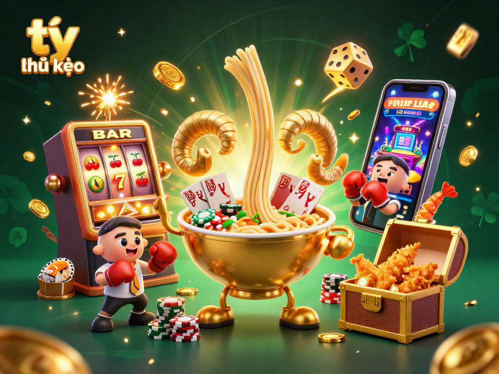 Engage with tỷ lệ kèo dynamics through vibrant 3D casino art showcasing action-packed gambling themes.