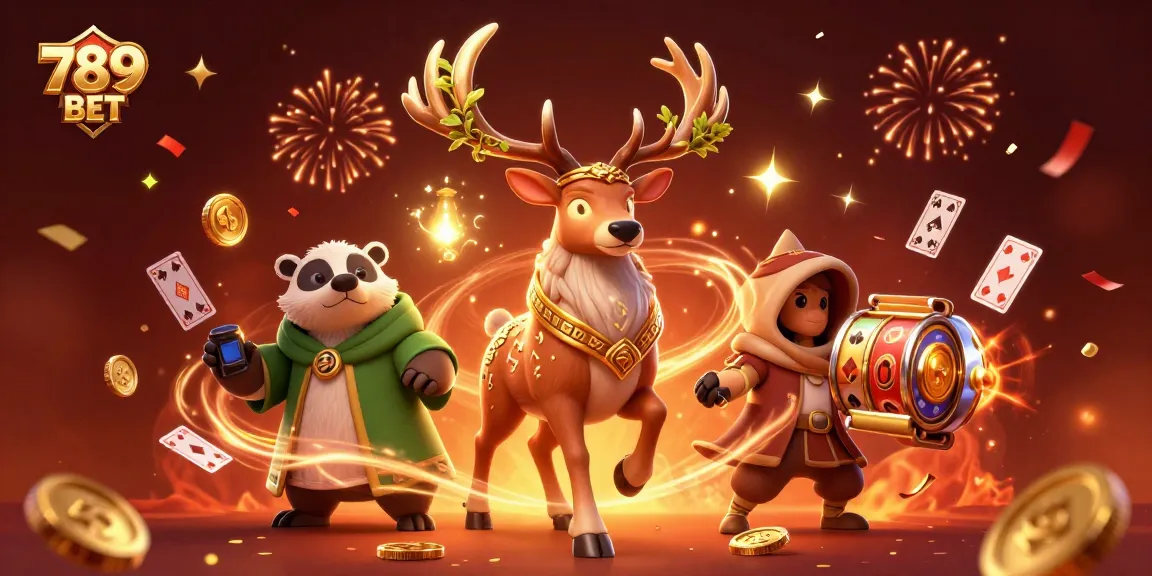 Place your bets with 789 BET in this vibrant and engaging casino-themed illustration.