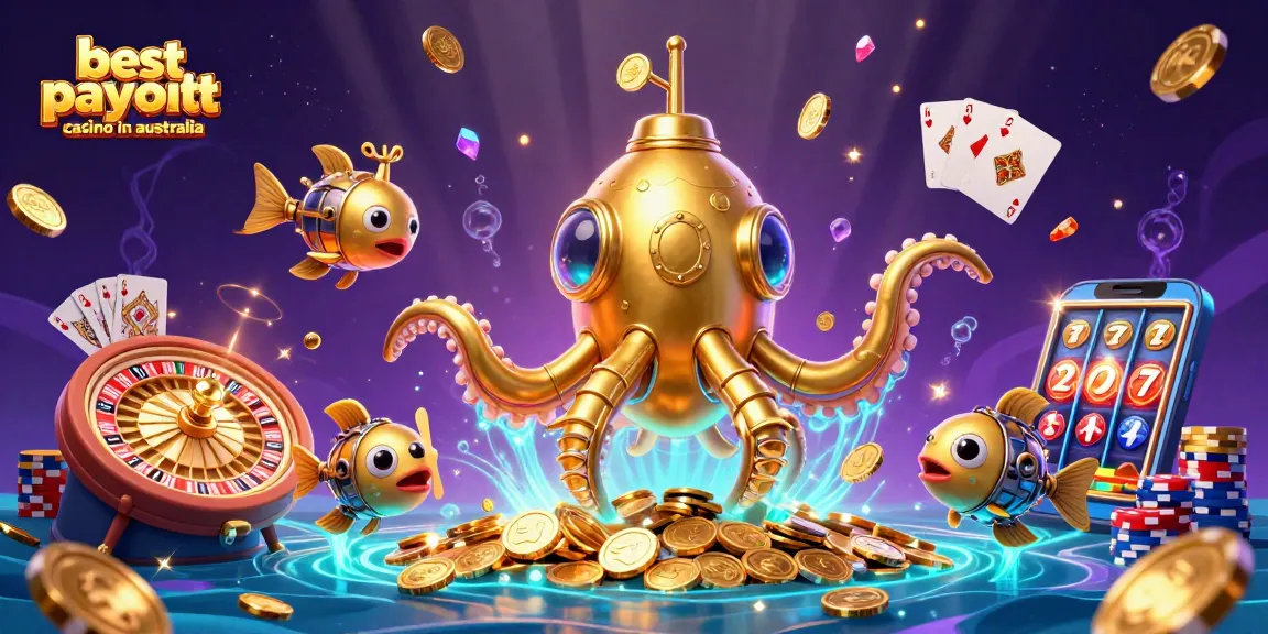 Experience the excitement at the best payout casino in Australia with vibrant gambling elements.