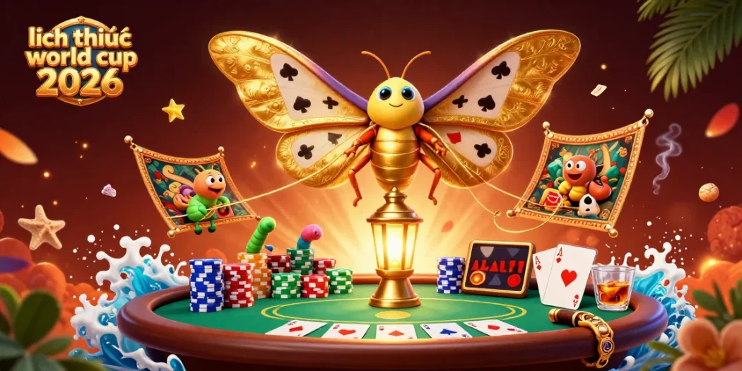 Experience the exciting lịch thi đấu world cup 2026 with vibrant casino scenes and rich details in this 3D illustration.